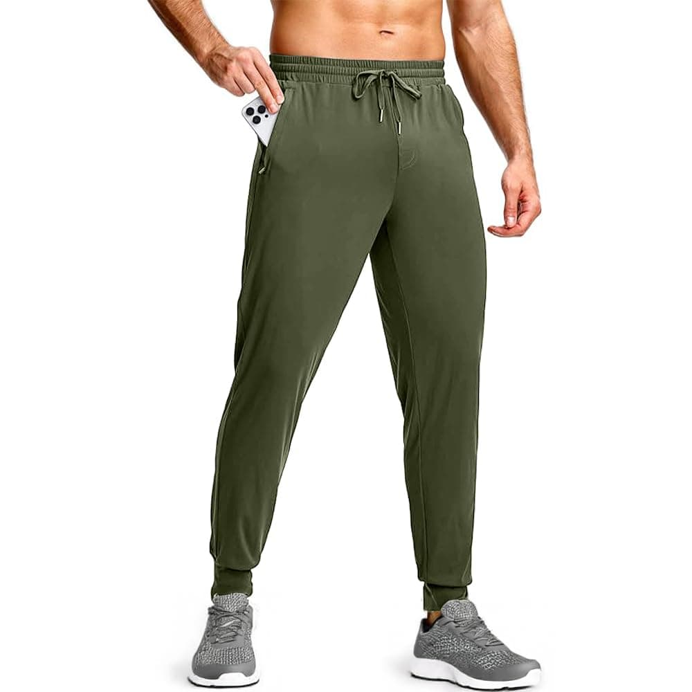NOBERO Men's Regular Fit Mid Rise Joggers
