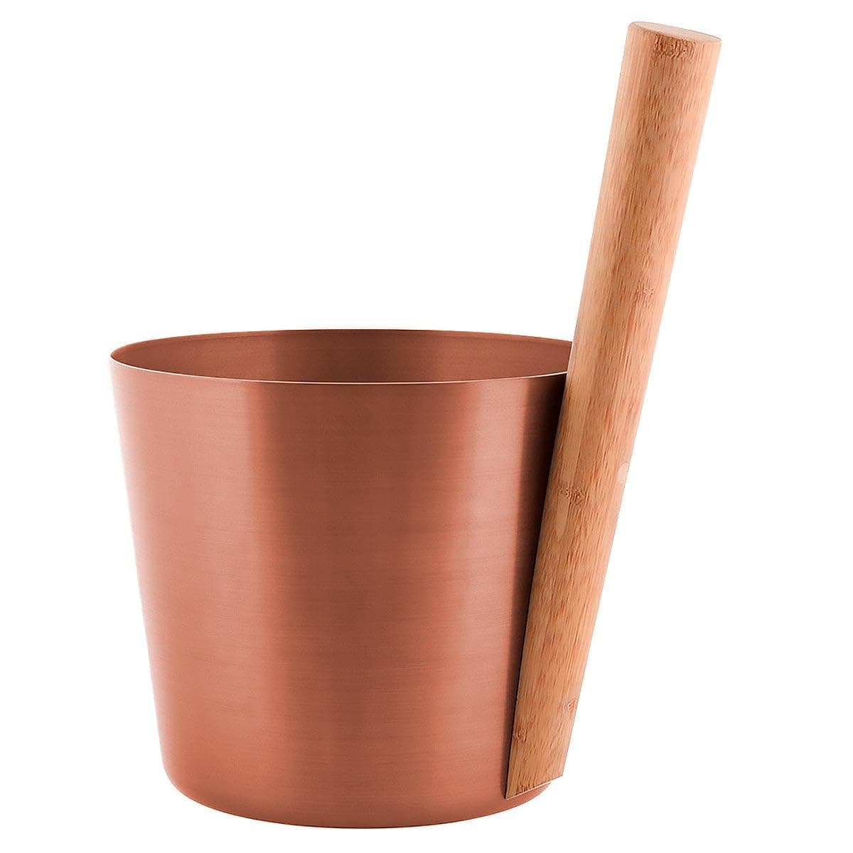 Sauna bucket ALU COPPER