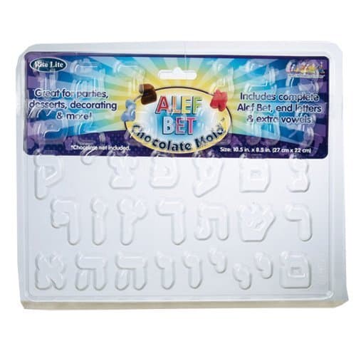 Alef Bet Chocolate Mold by Rite Lite