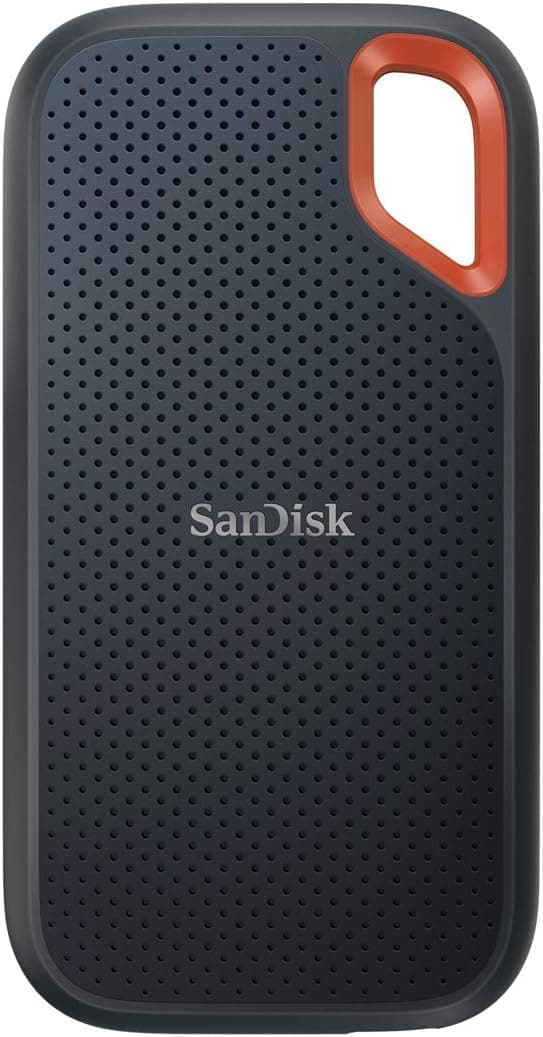 【Amazon.co.jp Exclusive】SanDisk External SSD 4TB USB3.2Gen2 Reads Up to 1050MB/s Dust/Water Resistant SDSSDE61-4T00-GH25 Extreme Portable SSD V2 Win/Mac/PS4/PS5 Eco Packaging 5-Year Warranty