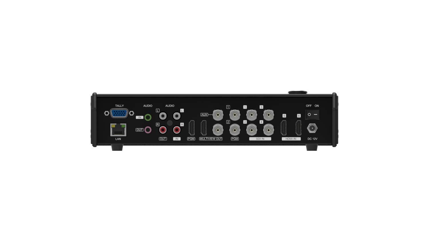 AVMATRIX VS0601 4×SDI and 2×HDMI inputs Mini 6CH SDI/HDMI Multi-Format Video Switcher with GPIO Interface for Live Tally System