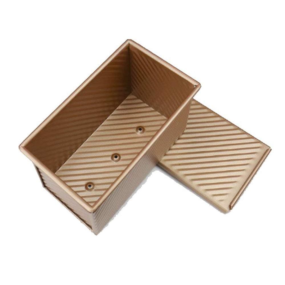 Loaf Pan with Lid, Non-Stick Bread Pan Bakeware Durable Carbon Steel Bread Toast Mold with Cover Bread Pan for Baking Bread Pan Bread Tin for Homemade Cakes, Breads and Meatloaf