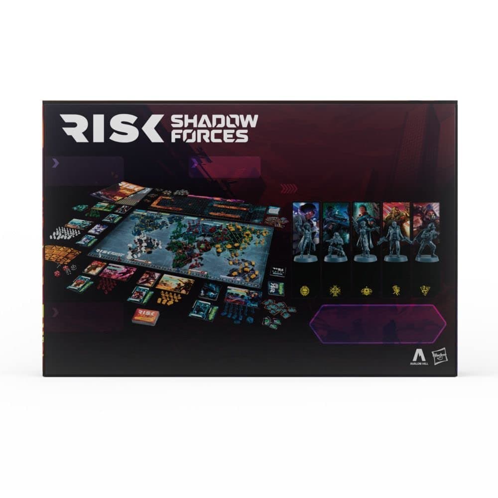 Risk Shadow Forces Strategy Game, Legacy Board Game, Board Game for Adults and Family Ages 13+, For 3-5 Players, Avalon Hill