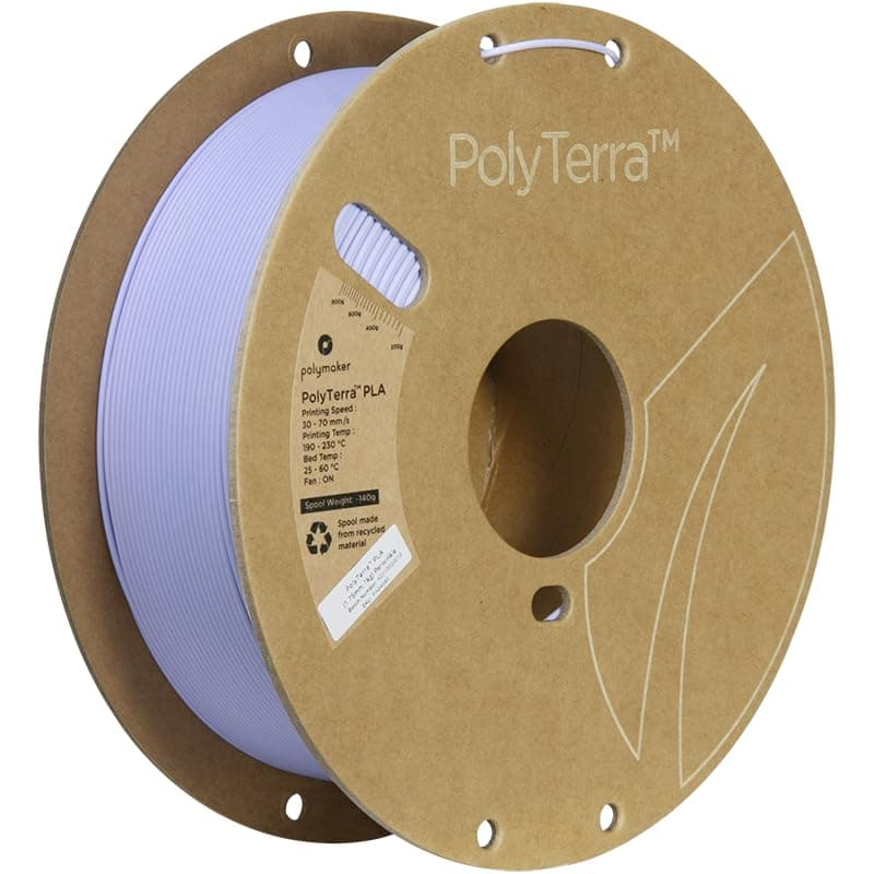 PolymakerPolymaker Matte PLA Filament Periwinkle 1.75mm 1kg 3D Printing Filament, PolyTerra 3D Printer PLA Filament