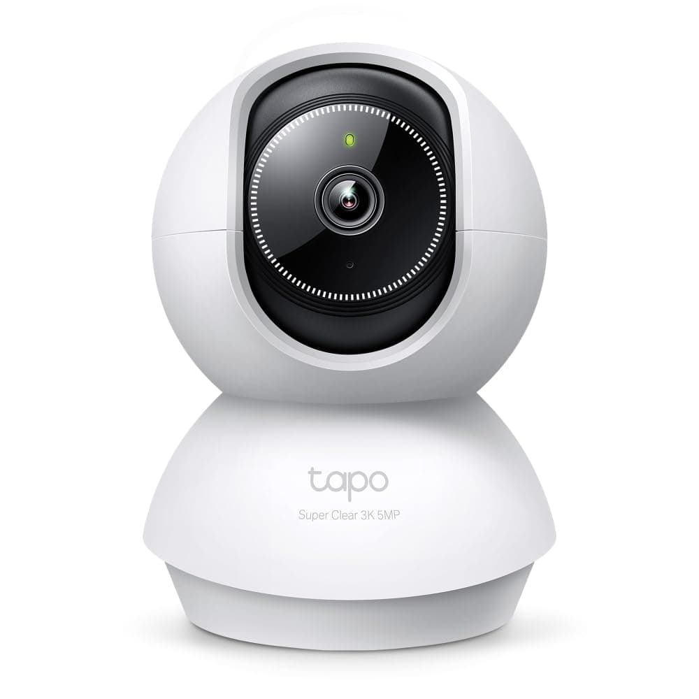 Tapo TP-Link C230, 3K 5MP, AI Support, Motion Tracking, 360°, 12m Night Vision, Two-Way Voice Communication, Cloud/Local Storage, Baby Crying Detection, Indoor Wi-Fi Security Camera