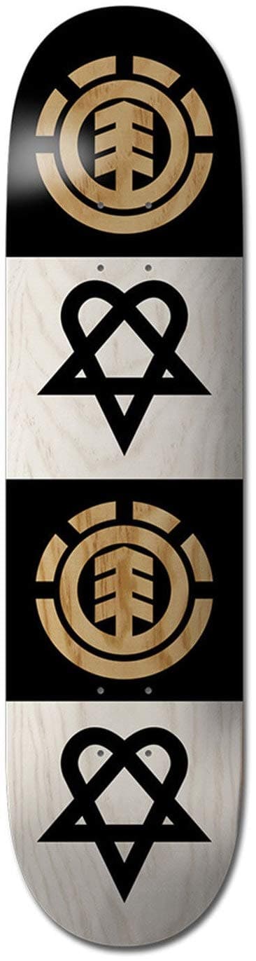 Element Skateboards Deck Bam Heartagram Quadrant 8.0"