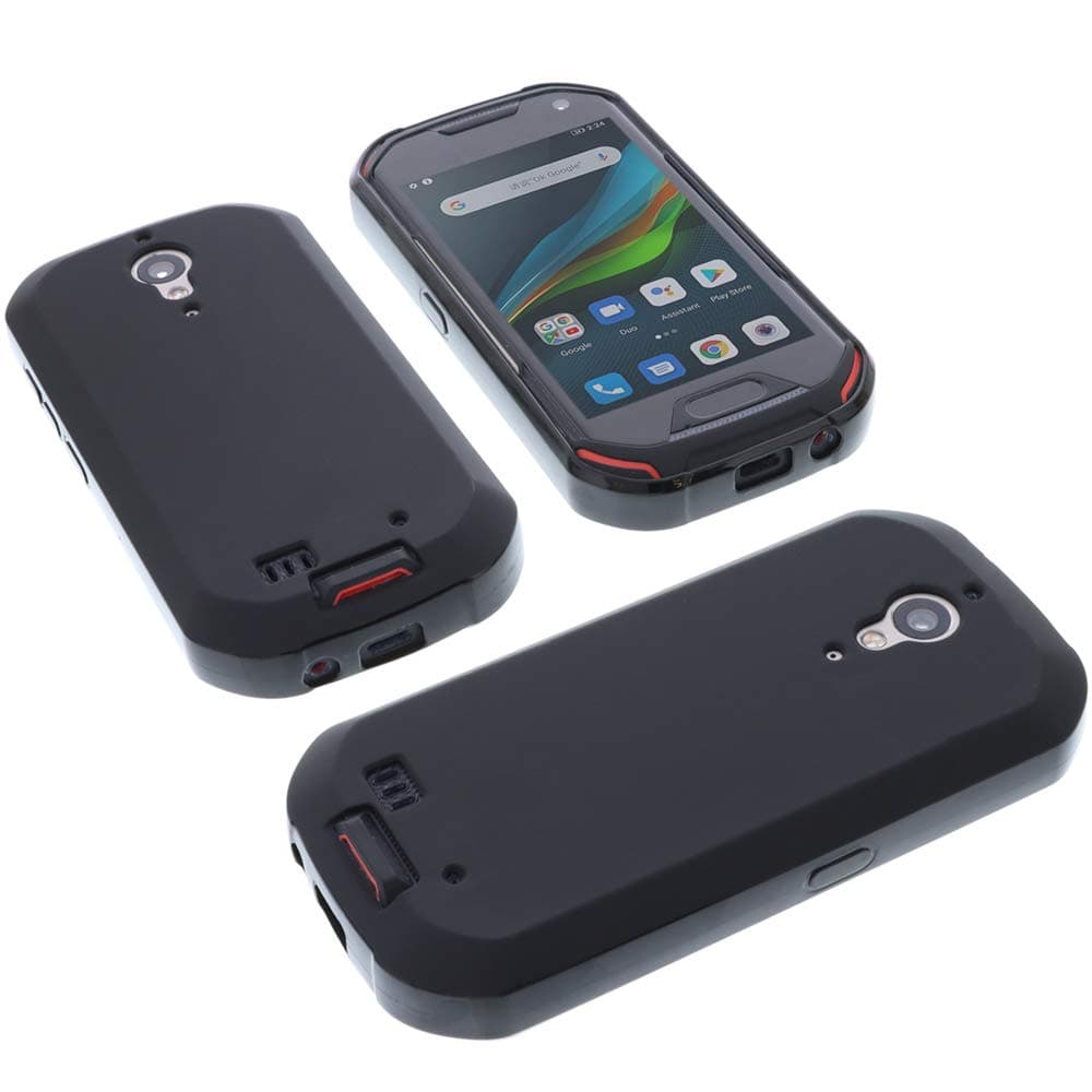 Protective case compatible with Unihertz Atom XL rubber TPU mobile phone cover black