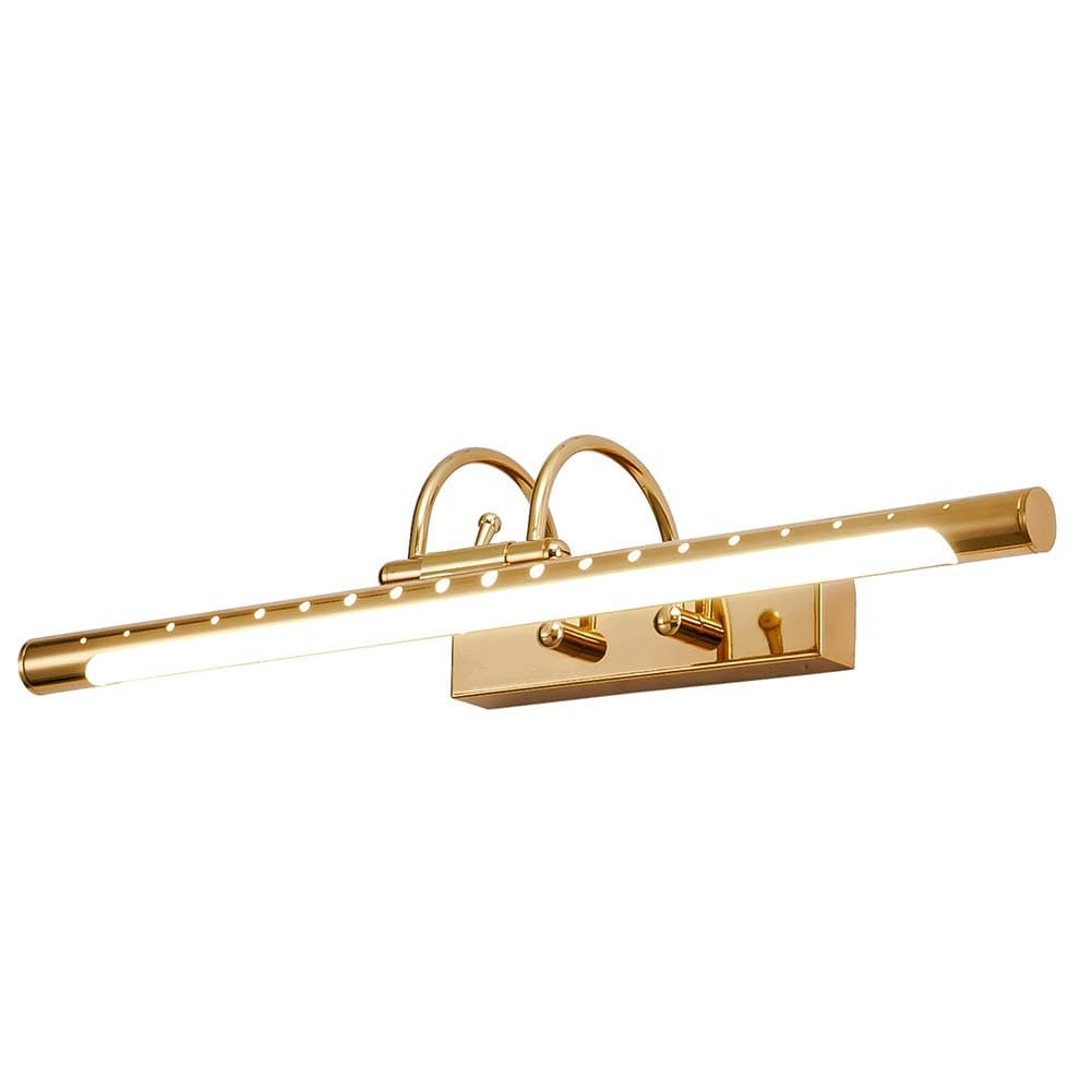 5w Warm White LED Mirror Light Vanity Light Bathroom Light Make-Up Wall Light 14 Inch Gold Stainless Steel Vanity Light