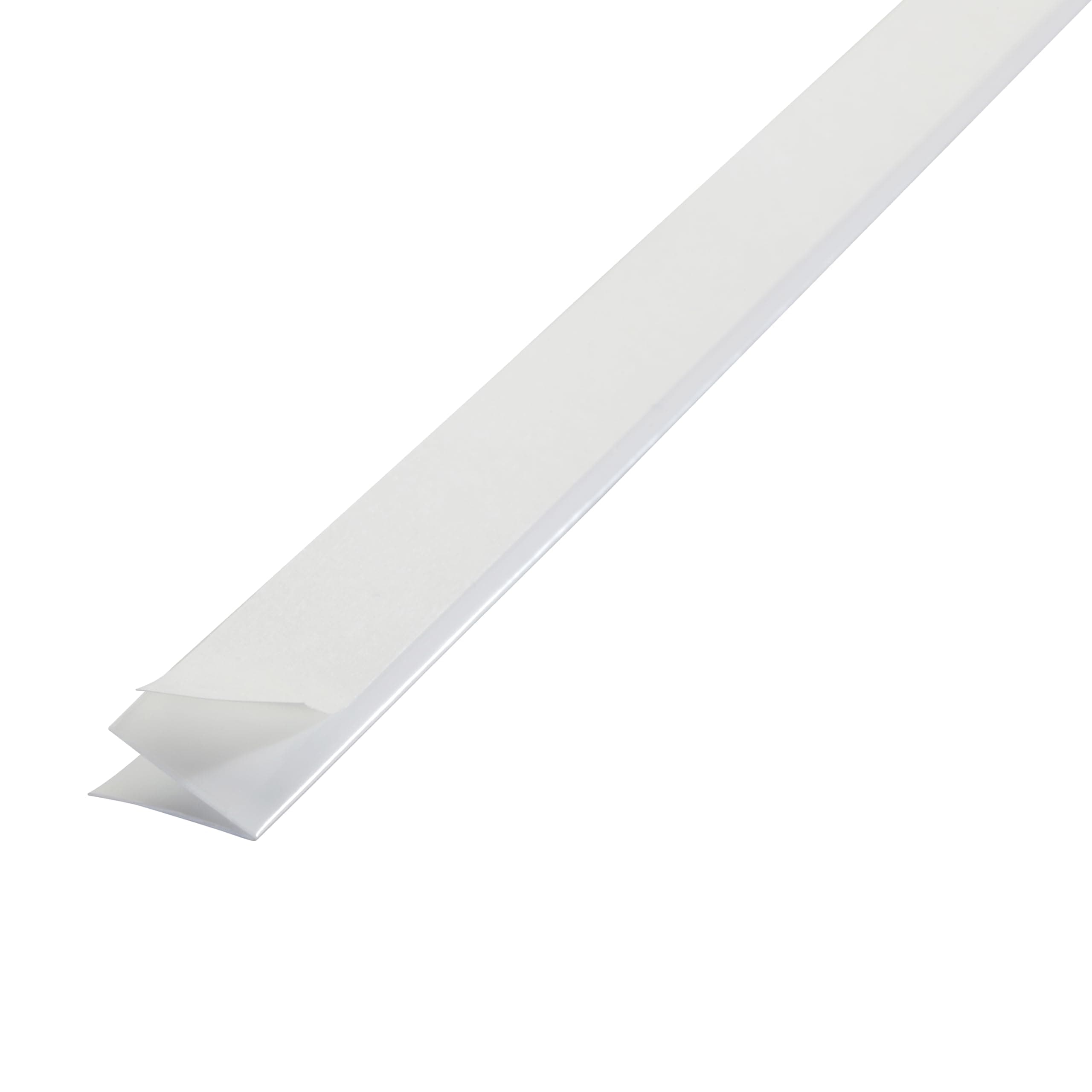 M-D Building Products 3525 M-D 0 V-Flex Weather-Strip with Adhesive Back, 17 Ft L X 7/8 in W, Polypropylene, White