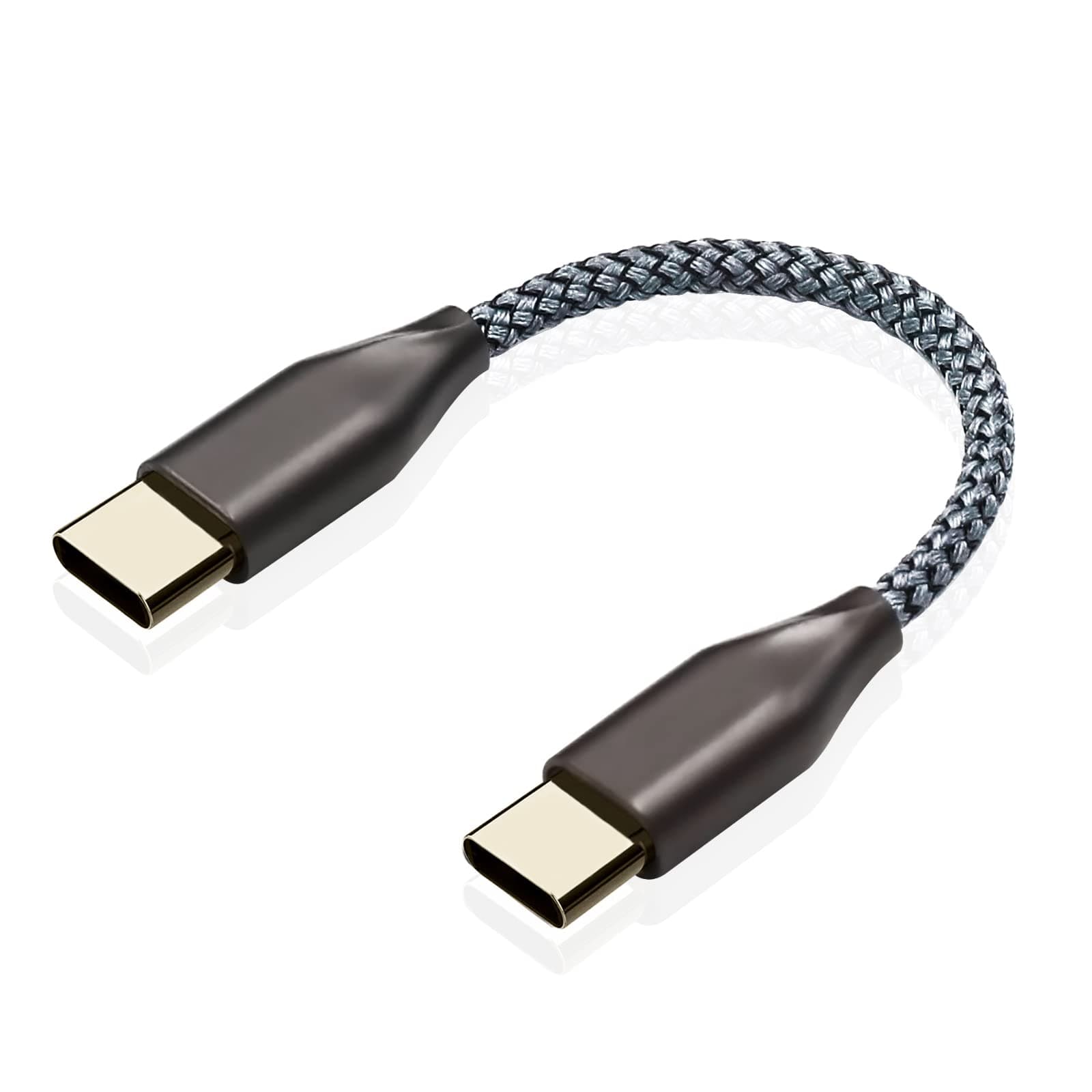 okcsc DAC/OTG Cable - High-End DAC/Amplifier Adapter for Type C Headphones, Compatible with FiiO K3, Khadas Tone 2 Pro to USB C Mobile