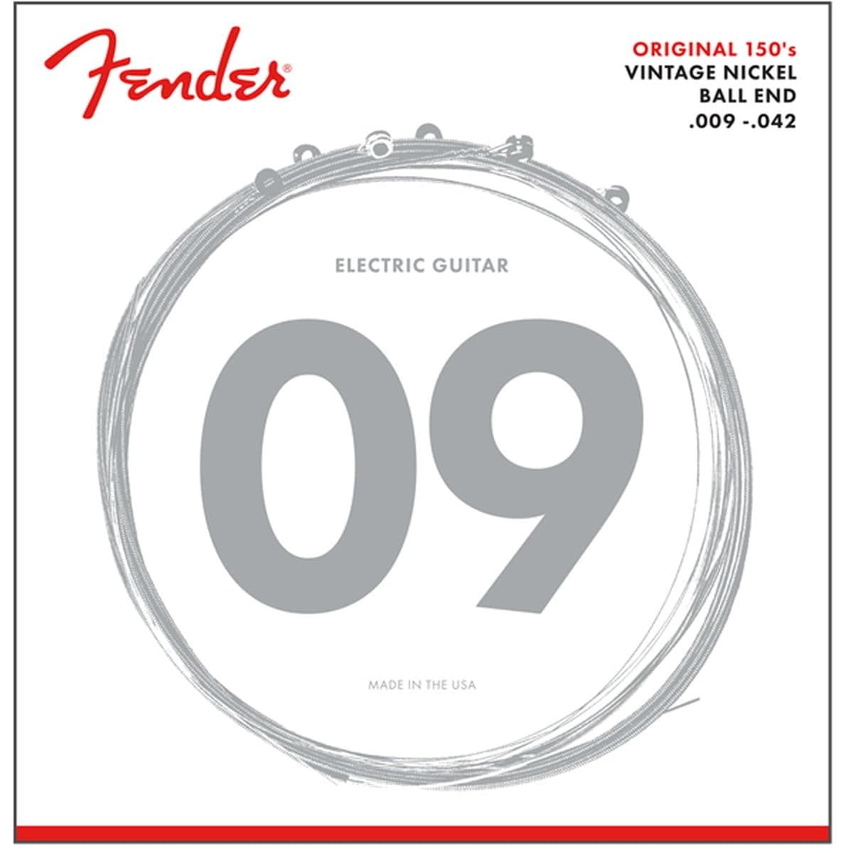 Fender 150 Nickel Wound Electric Guitar Strings Light 9-42