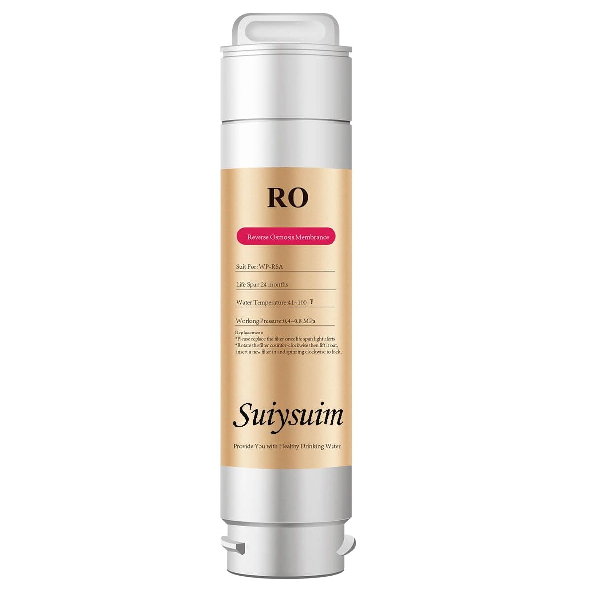 Suiysuim RO Replacement Water Filter for WP-RSA, 24 Months lifespan-2nd Stage