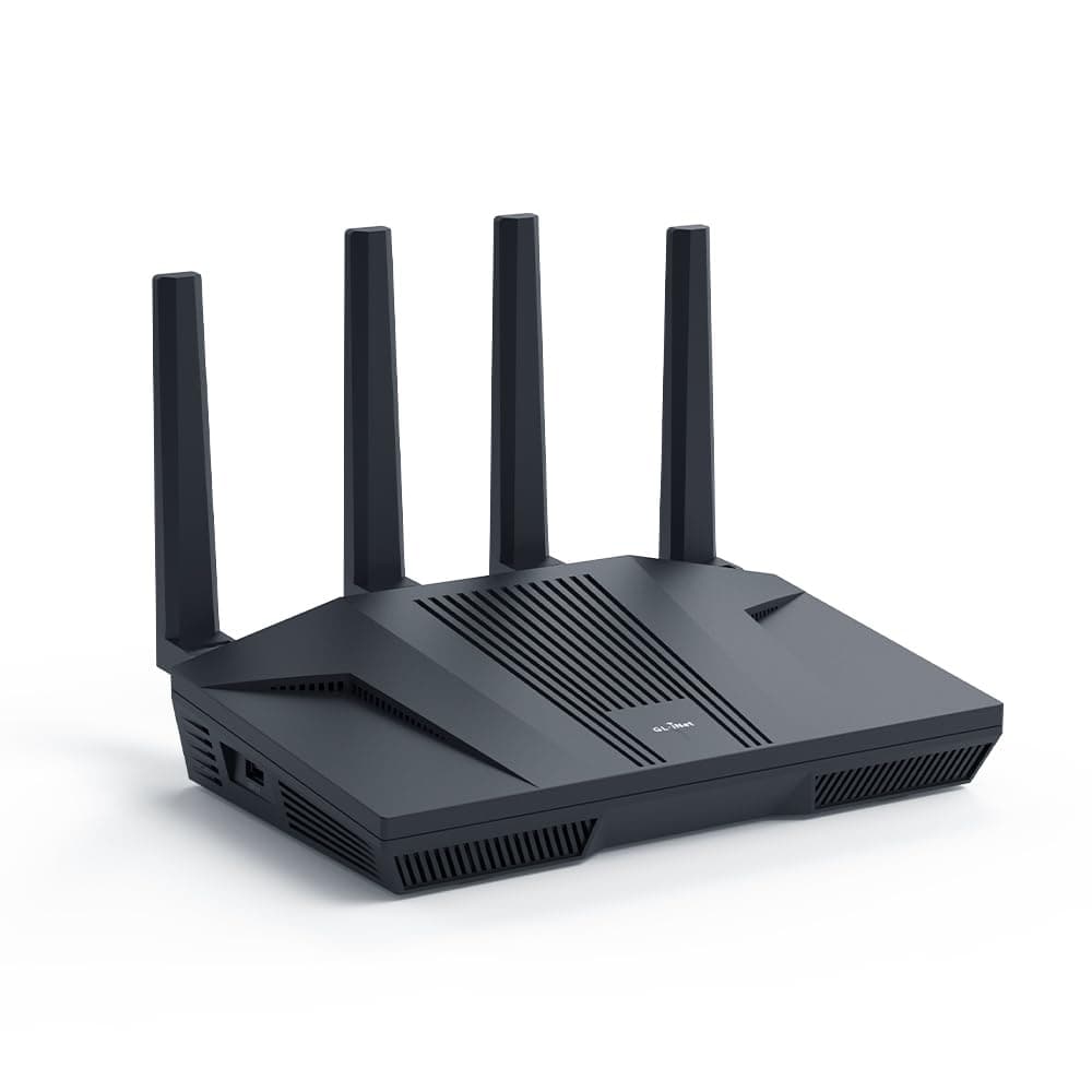 - GL-MT6000 (Flint 2) WiFi 6 High Speed Gaming Routers for Wireless Internet, 2 x 2.5G Ethernet Ports for Fiber Optic Modem, Long Range Computer VPN WiFi Router, Home & Business