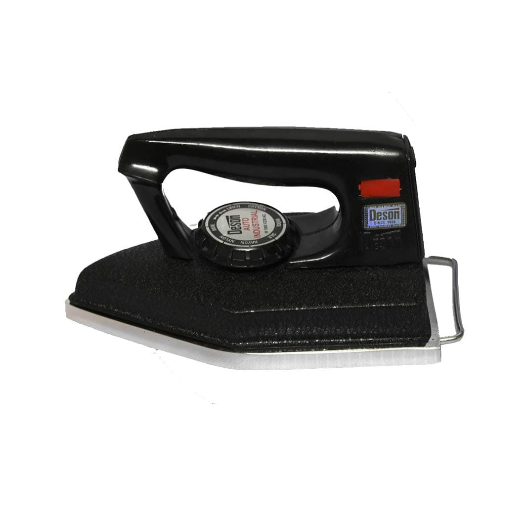 Deson Cast Iron Base Heavy Dry Iron Box (Silver)