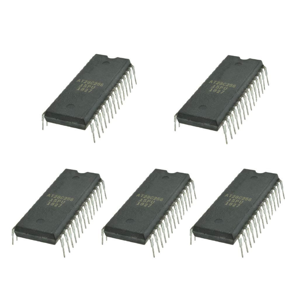 5PCS AT28C256-15PU EEPROM IC Parallel 256K-bit 28-Pin DIP-28 NEW