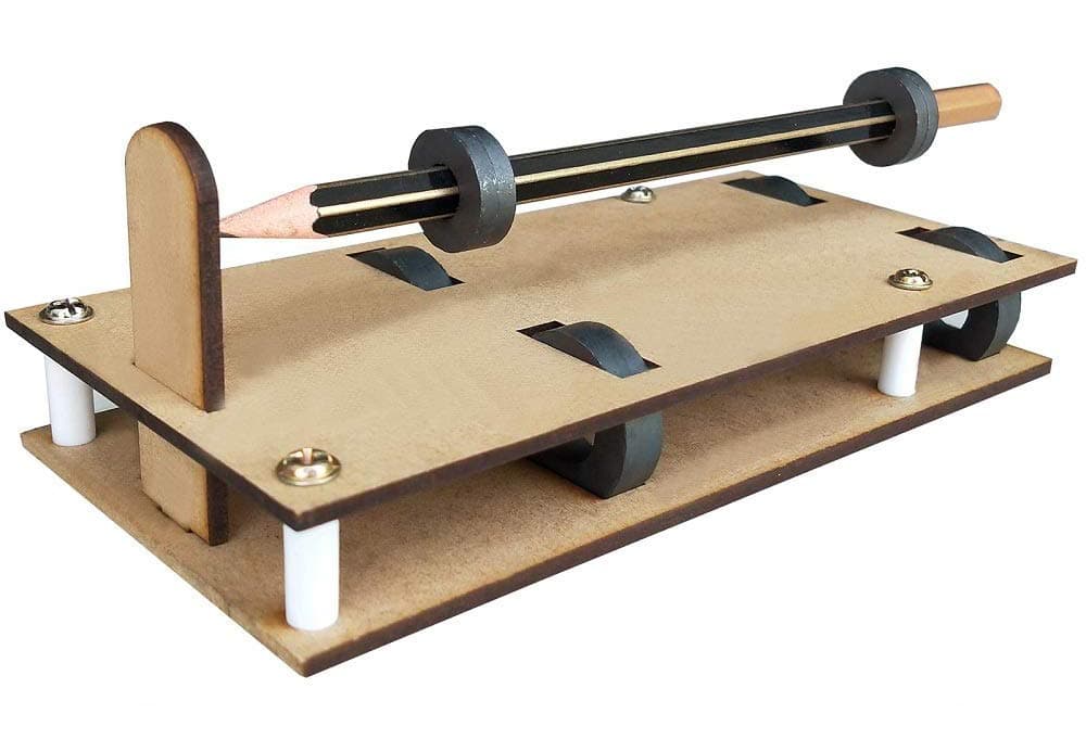 magnetic levitation experiment school science project kit with report and instruction- Multi color