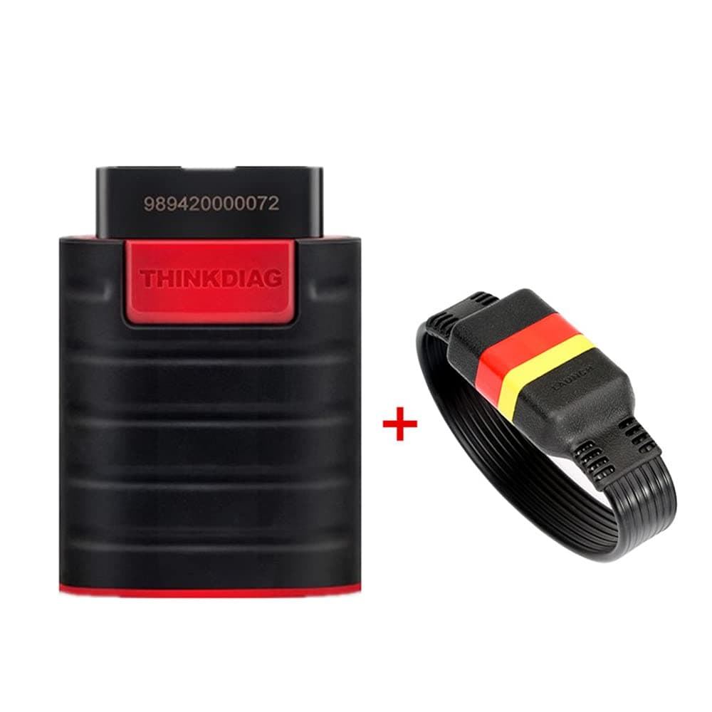 thinkcar ThinkDiag Bluetooth OBD2 Scanner Adapter for 1 Year Free Update for all car mode Full Systems and 15 Reset Functions,OBD2 Code Reader with Oil Lamp/EPB/TPMS/SRS/SAS System Reset