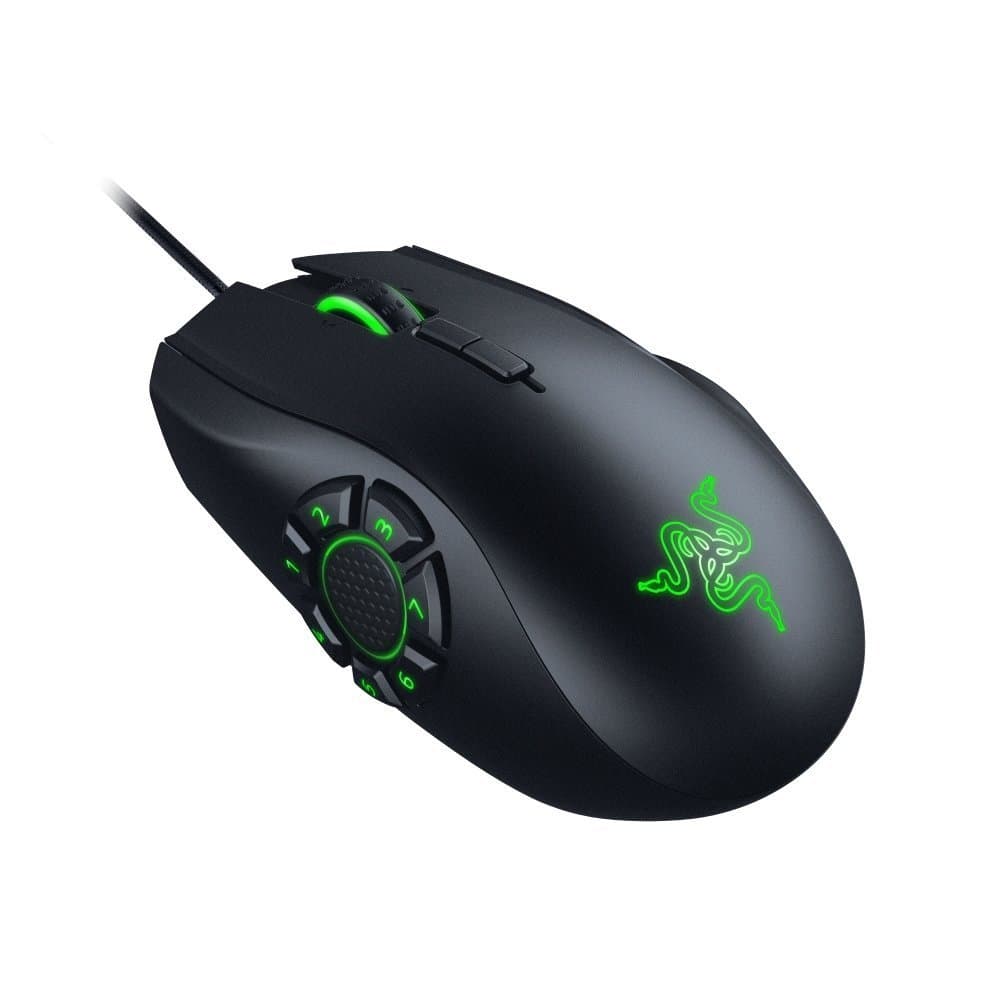 Razer NAGA HEX V2: 7 Button Thumb Grid - 16,000 Adjustable DPI - New Ergonomic Form Factor - MOBA Gaming Mouse