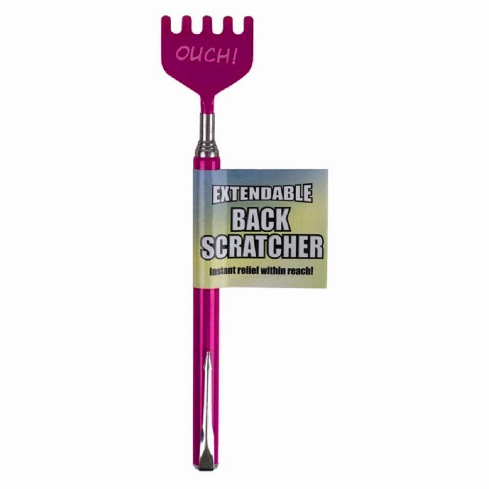 Executive Telescopic Extendable Soft Grip Metal Back Scratcher