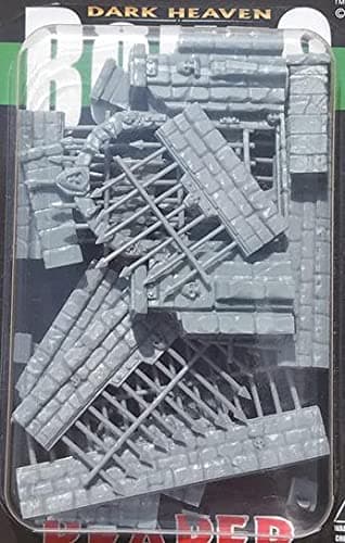 Miniatures Harrowgate Graveyard Set (14 Pc) 77529 Bones Unpainted Plastic