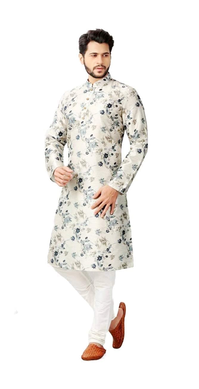 LogassMen's Silk Blend Kurta Pyjama Set