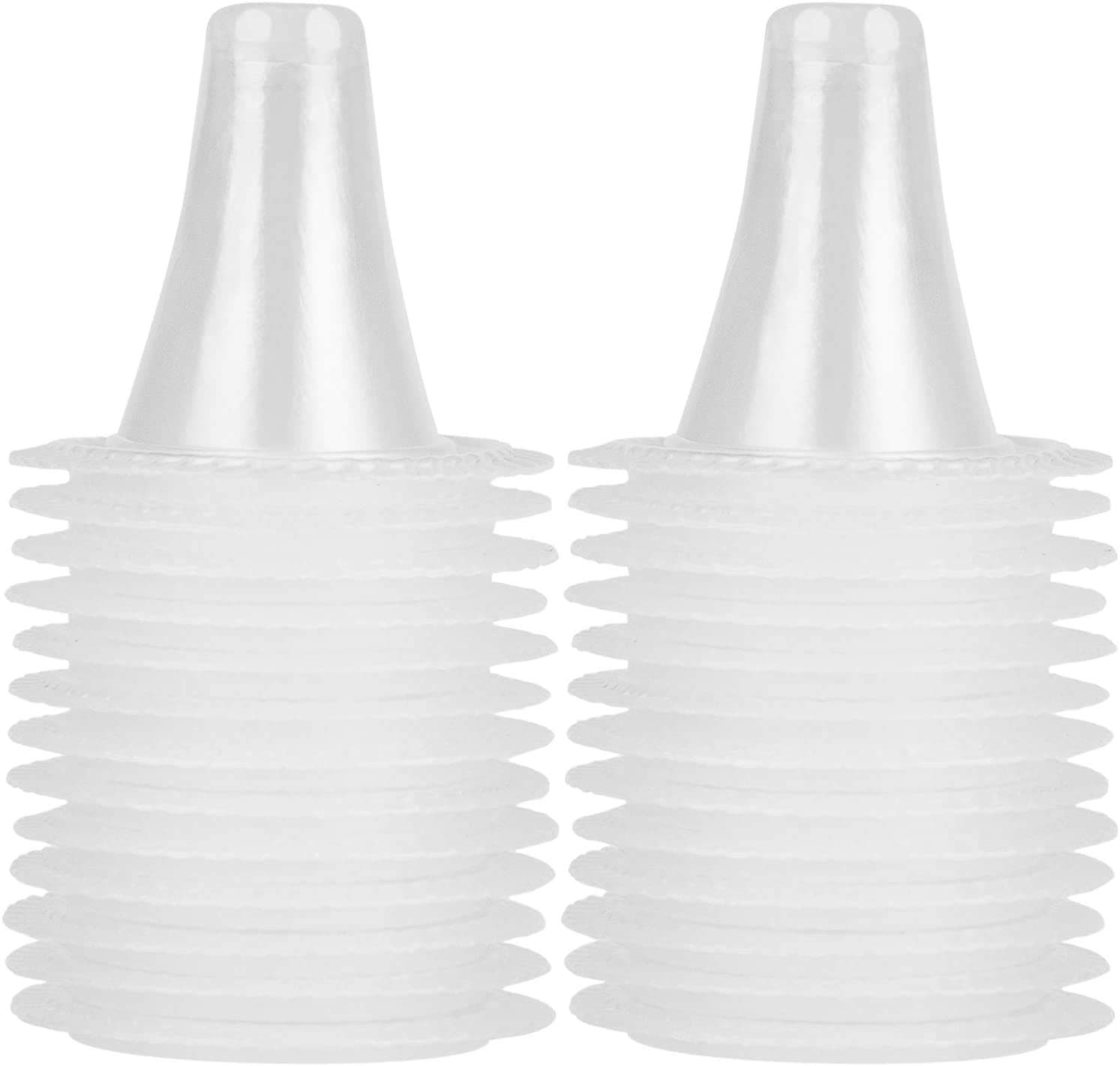 Excefore100 Pcs Ear Thermometer Probe Covers, Refill Caps Replacement Lens Filter Protector for All Braun ThermoScan Covers Ear Thermometer Covers Disposable Refill Caps