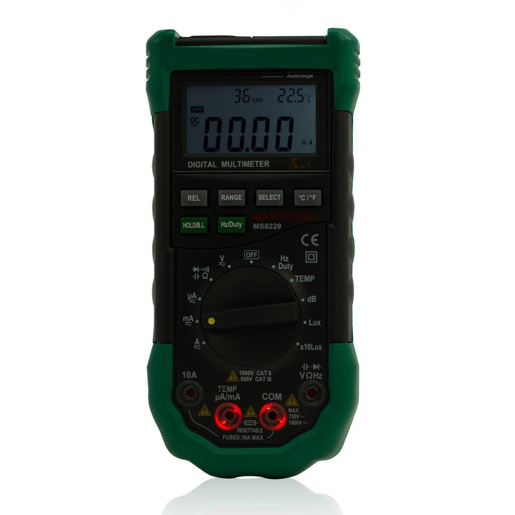 MS8229 5 in1 Auto Range Digital Multimeter Lux Sound Level Temperature Humidity Tester