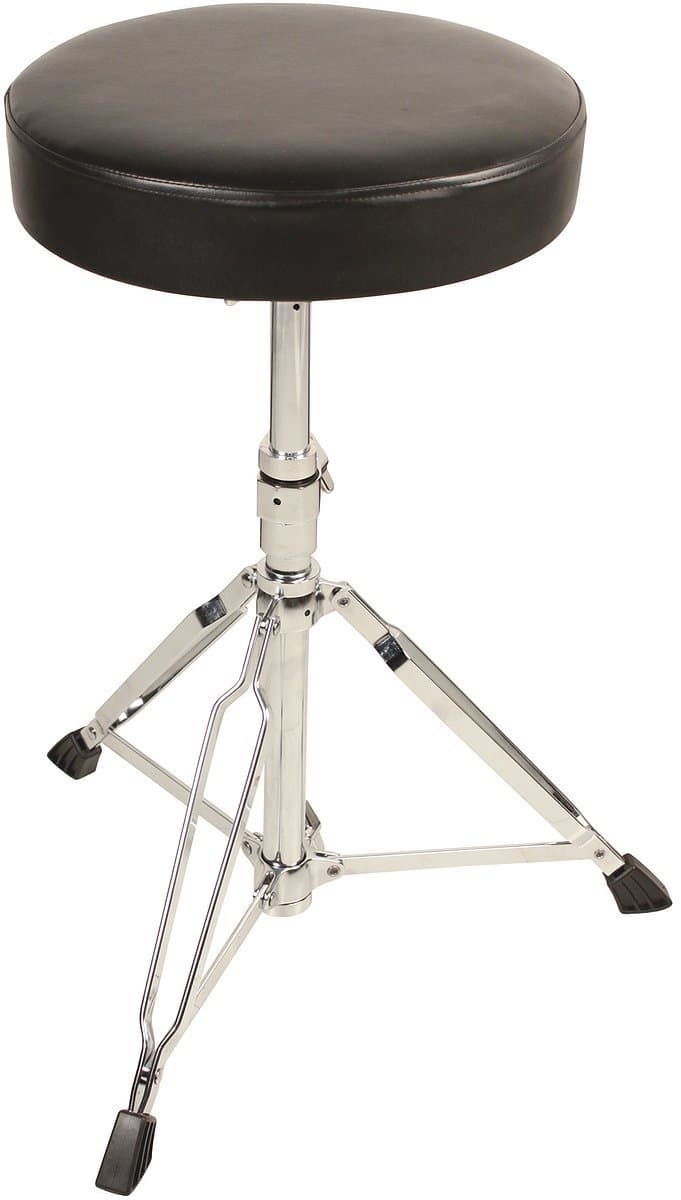Percussion Plus 4000T Heavy-Duty Double-Braced Drum Throne