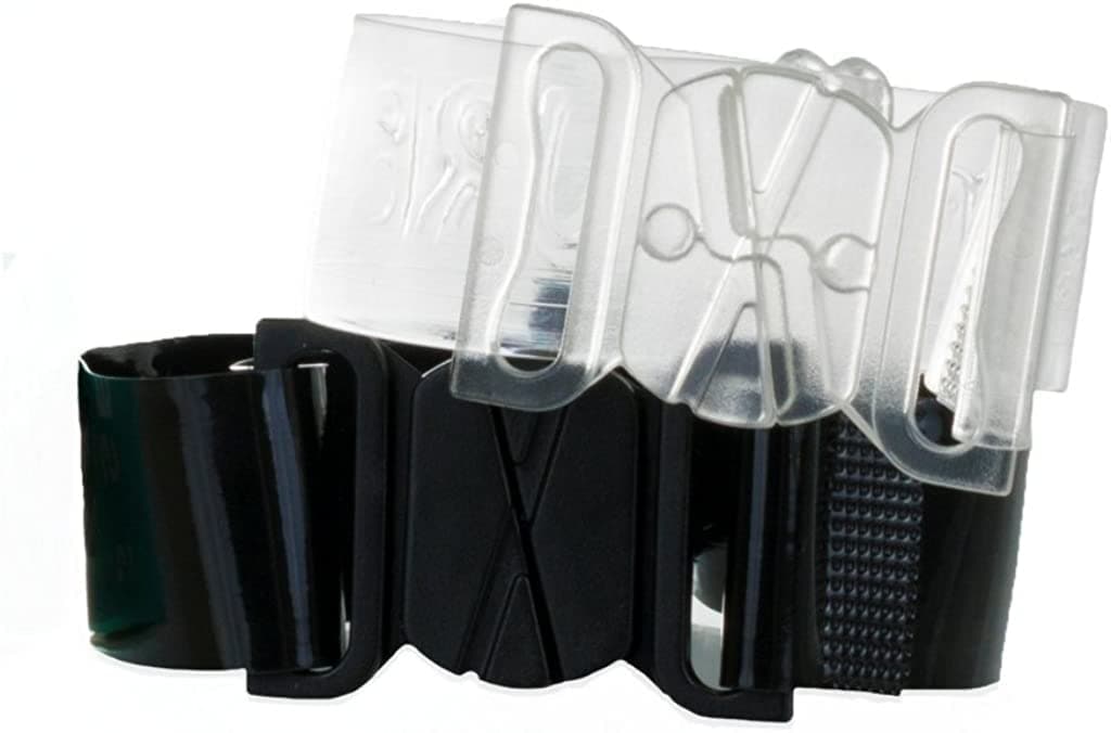 Isabelt StrapSecure - Fully Adjustable Bra Strap Tamer and Converter (Black and Clear 2 pack)