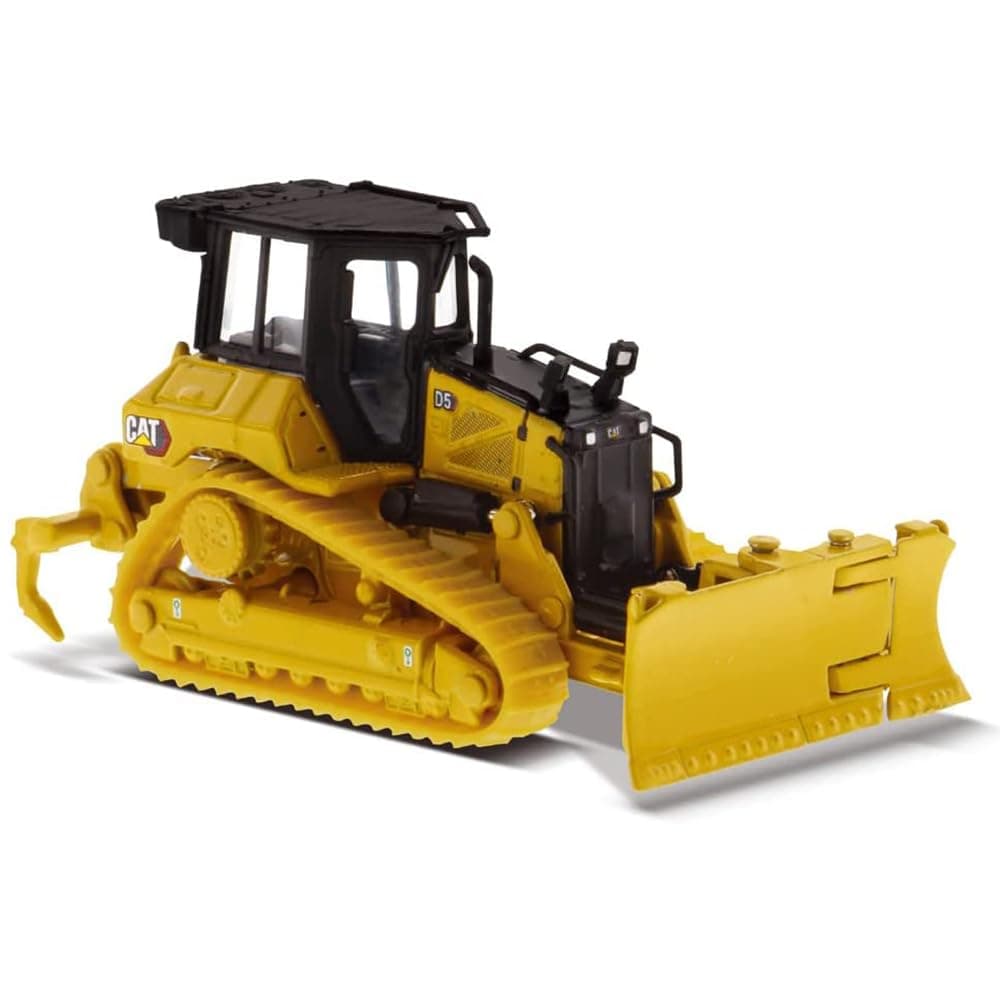1:87 Caterpillar D5 Dozer with Fine Grading Undercarriage and Foldable Blade - HO Models by Diecast Masters - 85953