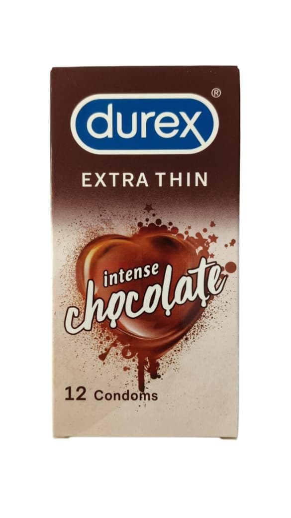 Extra Thin Intense Chocolate Flavoured Condoms For Men - 10s