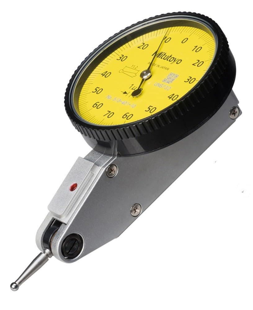 513-401-10E DIAL TI, BAS, STD 0.14 mm, 1 μm Accuracy, 0.001 mm, Yellow