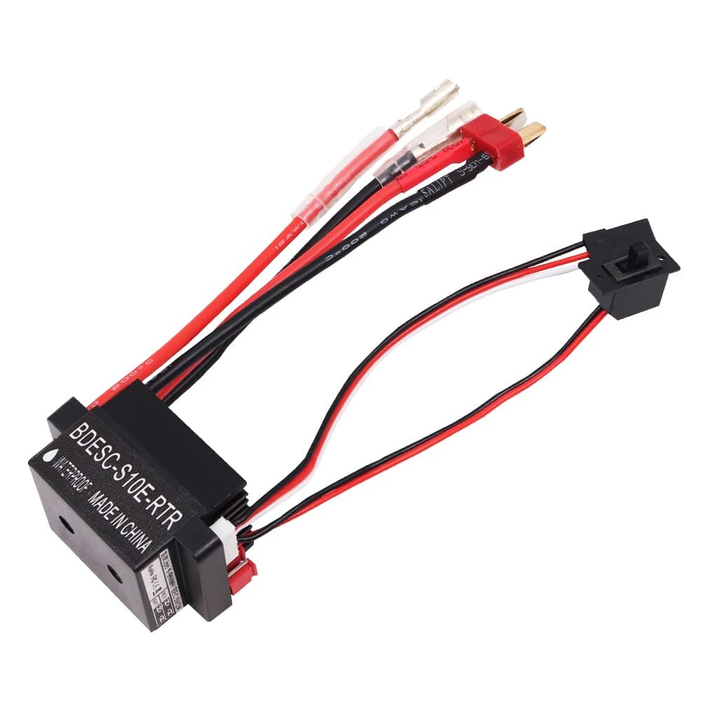 WANGCL 320A Brushed ESC Brushed Motor Electric Speed Controller with T Plug BEC Output 5.6V/2A for Tamiya RC Car Monster Truck Crawler Truck RC Boat