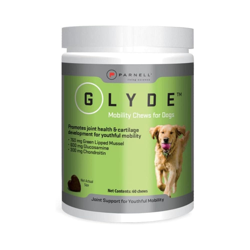 Glyde Mobility Dog Chews for Hip & Joint Support – Advanced Dog Joint Supplement with Glucosamine, Chondroitin & Green-Lipped Mussel – Supports Mobility, Flexibility & Healthy Joints – 60 Soft Chews