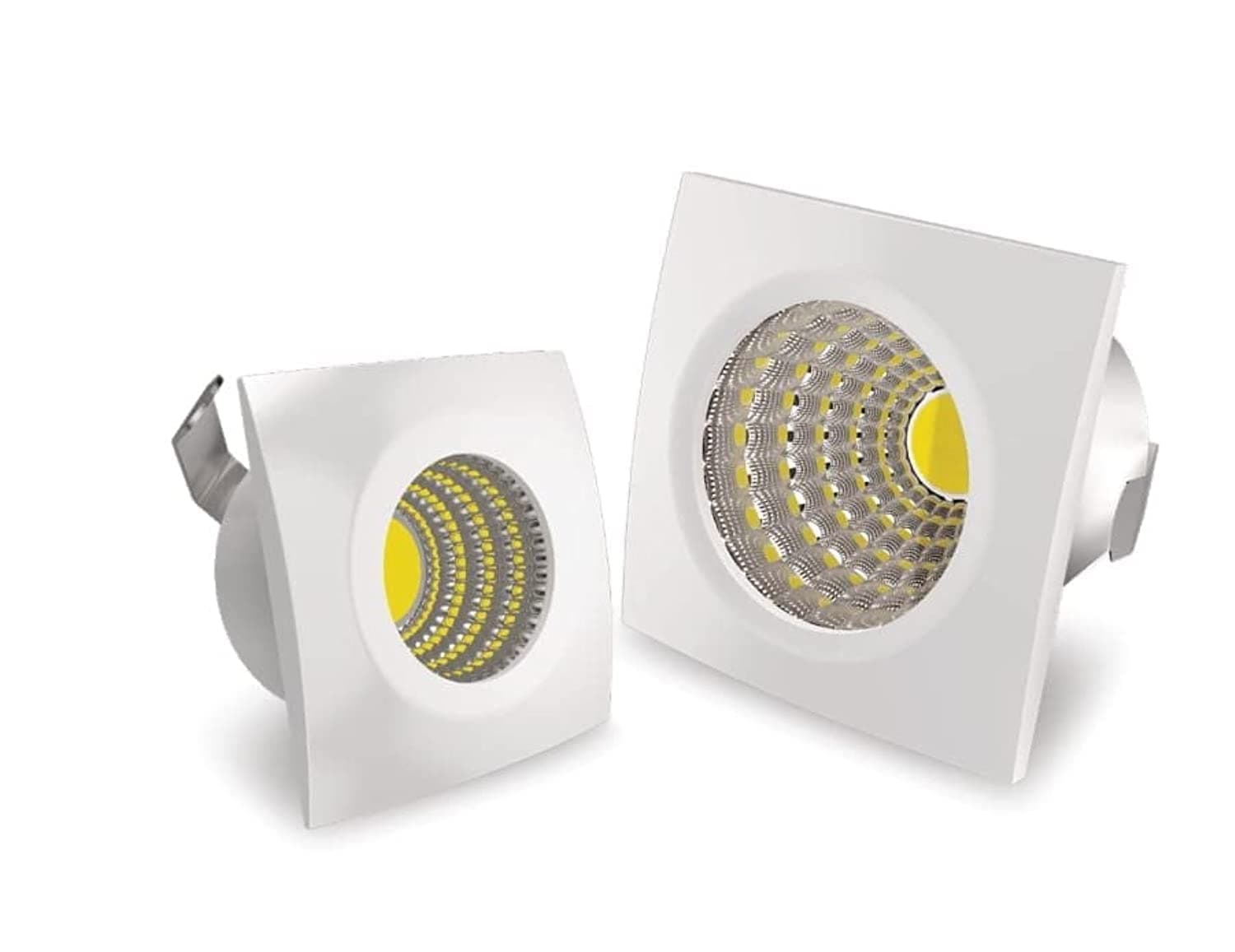 Fiesta Mini Square Spot Light Mini Recession Downlight Ceiling Light LED Celing Lamp Adjustable Spotlight 1W 6500K, White