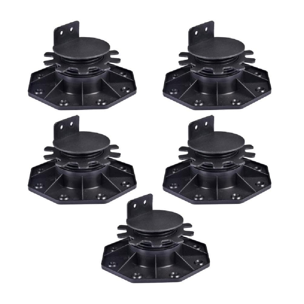 FlexiLevel Adjustable Joist Support for Decking & Flooring Balancing Supports for Stone Installation Weight Distribute Plastic Wood Stone