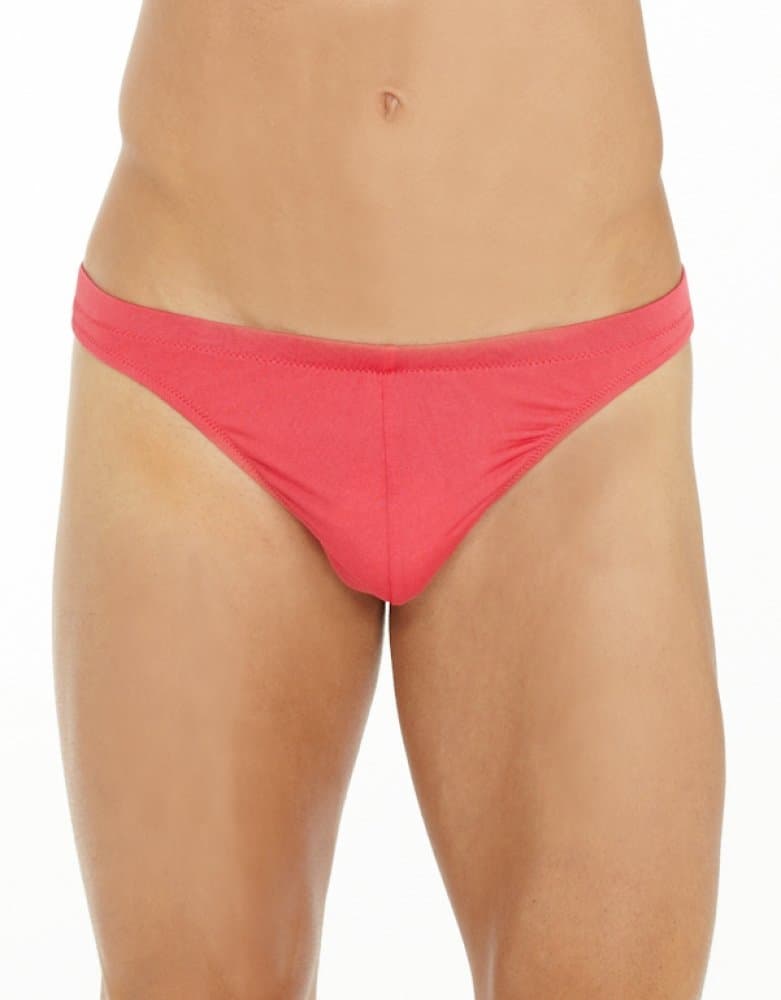 Silk Knit Thong M201 S/White