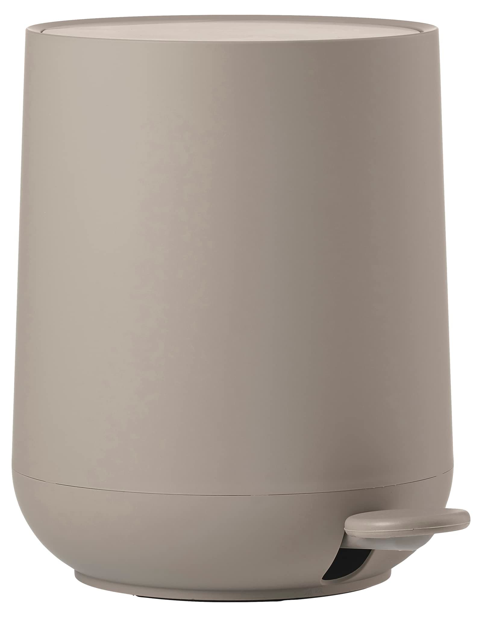 Nova Bathroom Bin, Cosmetic Bin, Bathroom Waste Bin, Diameter 20.5 cm, Height 23.5 cm, Capacity 3 Litres, Taupe