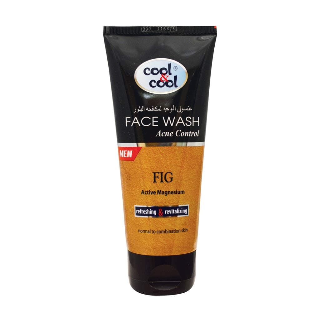 Acne Control Fig Face Wash for Men 75 ML - Fig & Active Magnesium, Refreshing & Revitalizing, for Normal to Combination Skin