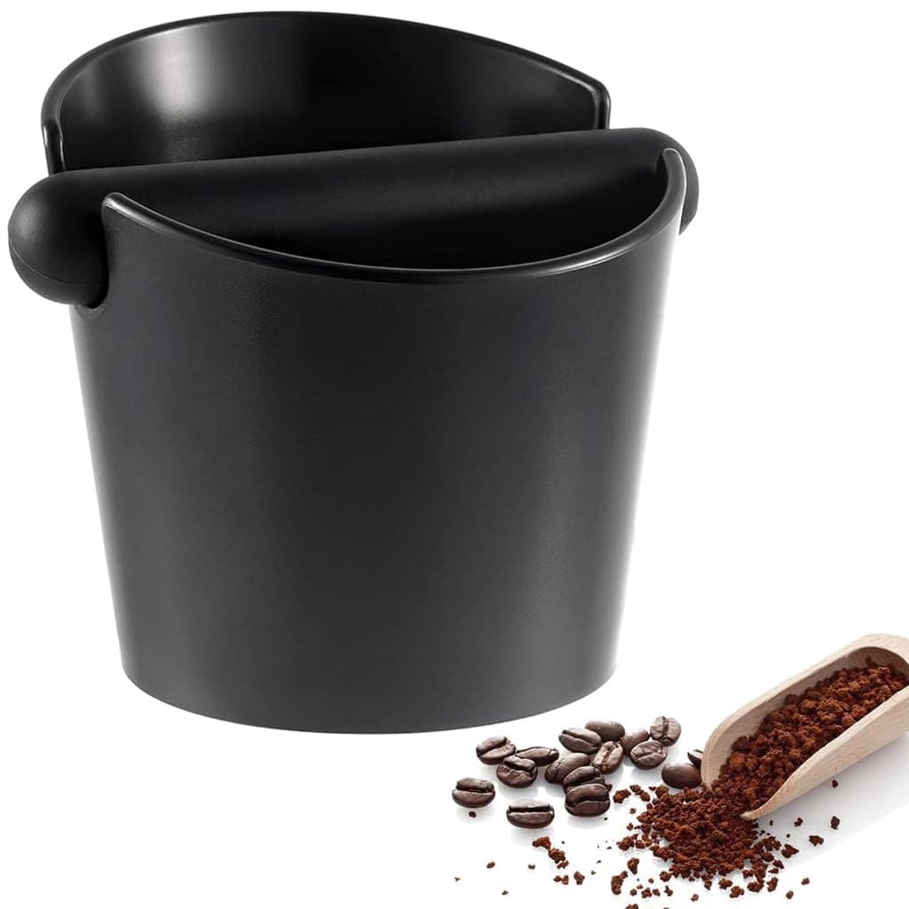 Espresso Knock Box Coffee Grounds Collection Box Coffee Grounds Coffee Knock Box Coffee Grounds Knock Box with Knocking Bar Espresso Knock Box Espresso Machine Accessories
