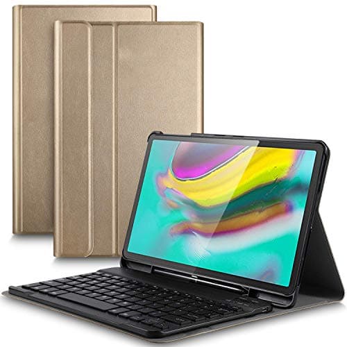 ELTD Keyboard Case for Samsung Galaxy Tab S5e Front Prop Stand Case with Detachable Keyboard for Samsung Galaxy Tab S5e SM-T720(Wi-Fi) SM-T725(LTE) 10.5 inches 2019 Release Tablet (Black)