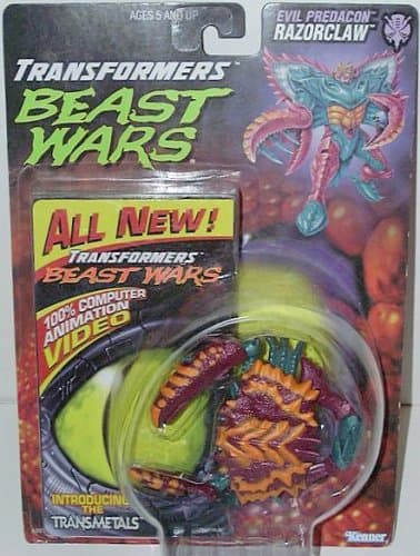 Beast Wars Predacon Razorclaw Video Exclusive Repaint