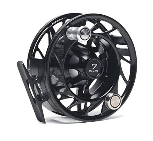 Hatch Finatic 7 Plus Large Arbor Fly Reel - Black/Silver - Free Overnight Shipping