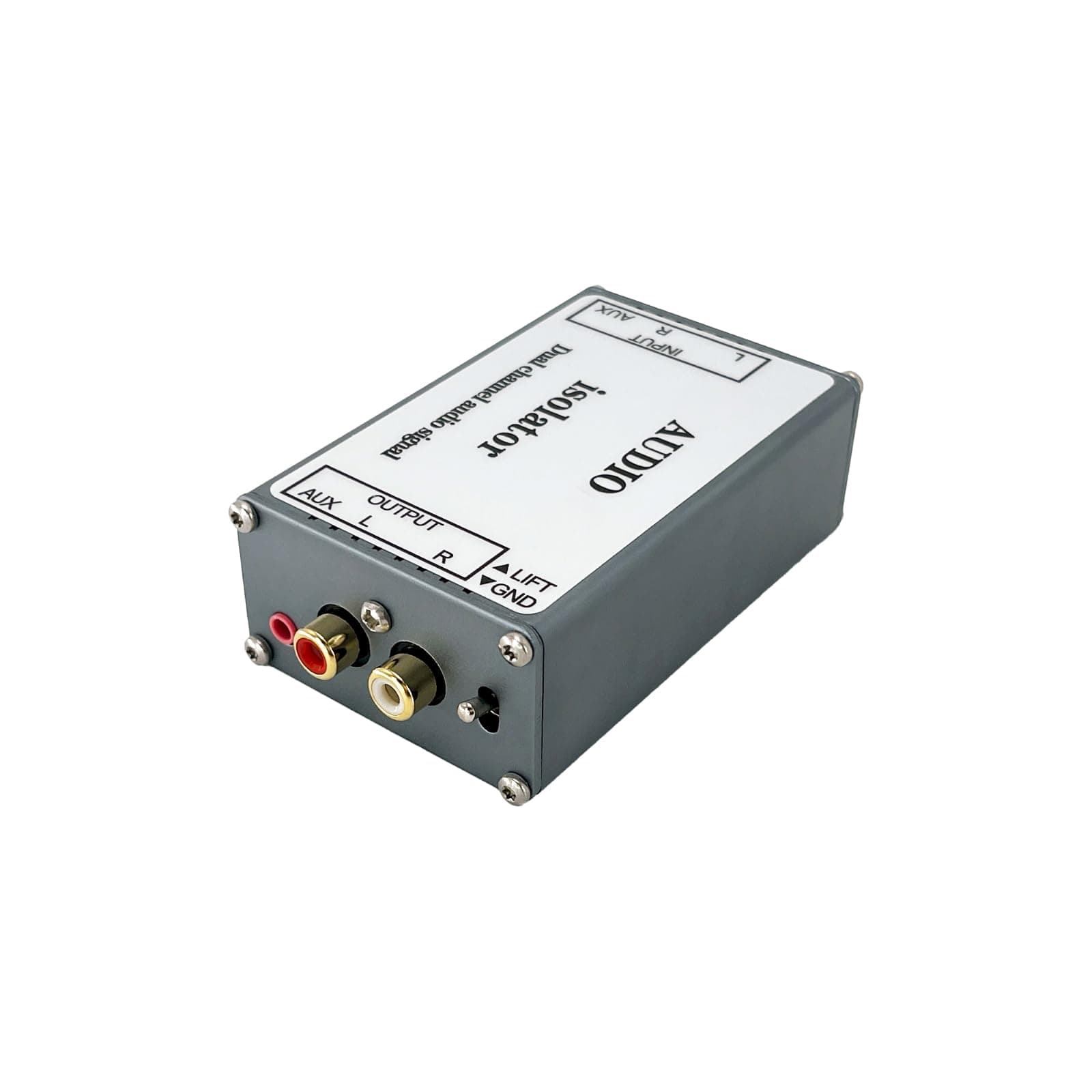 FMUSER RCA Audio Ground Loop Isolator,hum Noise Eliminator for High-Fidelity Stereo Home Theater & Car Audio Players