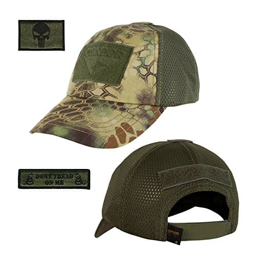 Gadsden and Culpeper Operator Cap Bundle - w Punisher/Dont Tread Patches (Mandrake Cap)