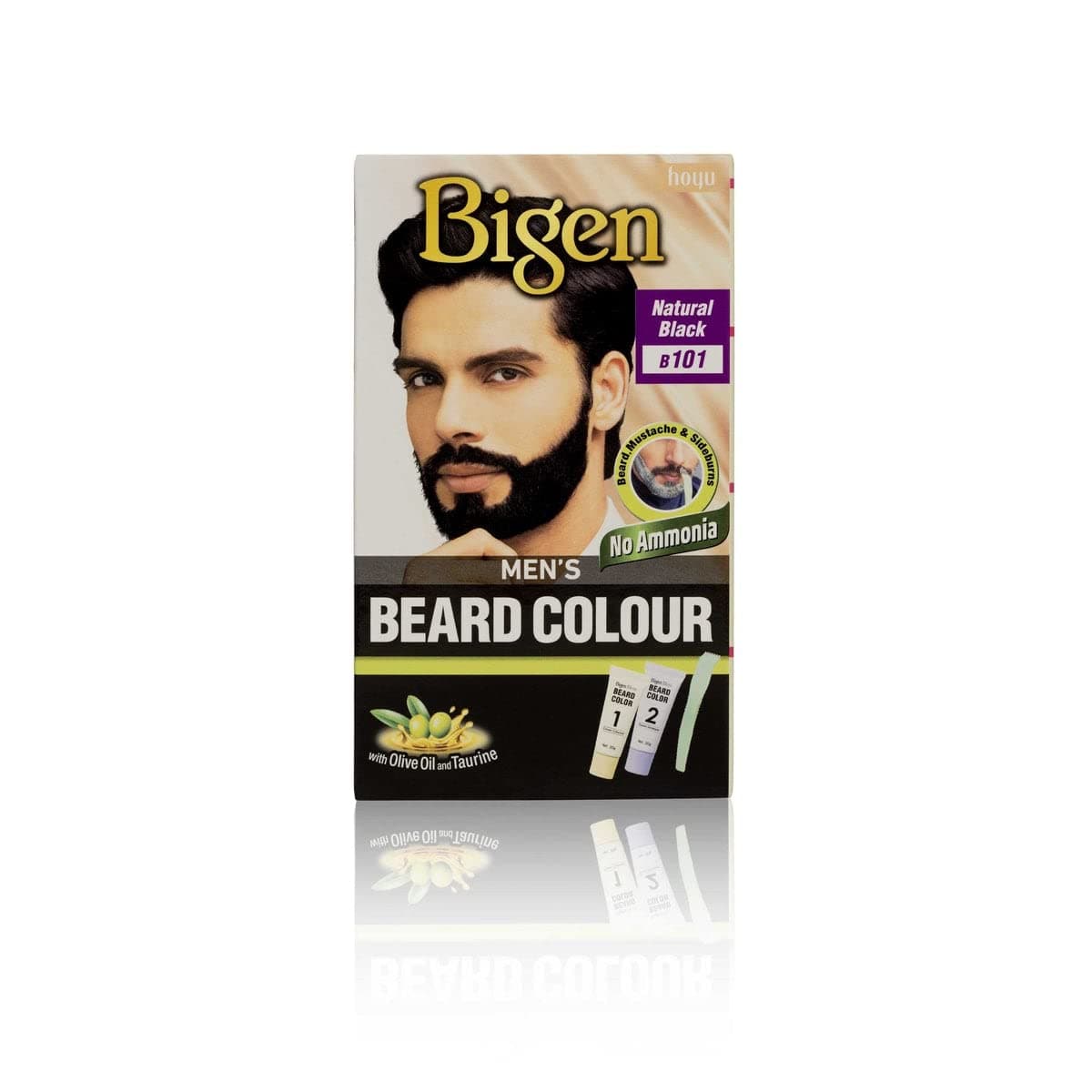 Men's Beard Natural Black B101