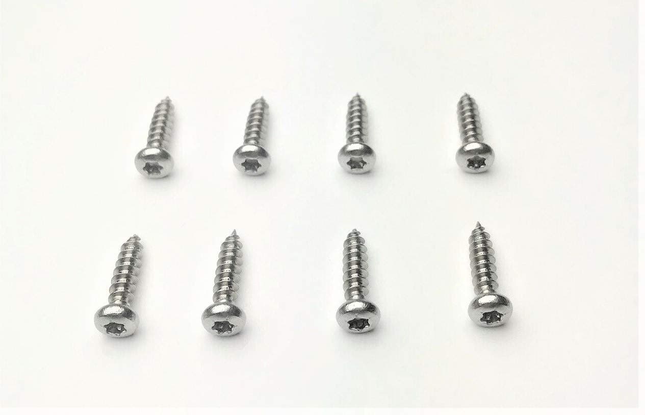 8 ea Headlight Bezel and Ring Torx Screw Kit. Used For 2007 to 2019 Jeep Wrangler JK