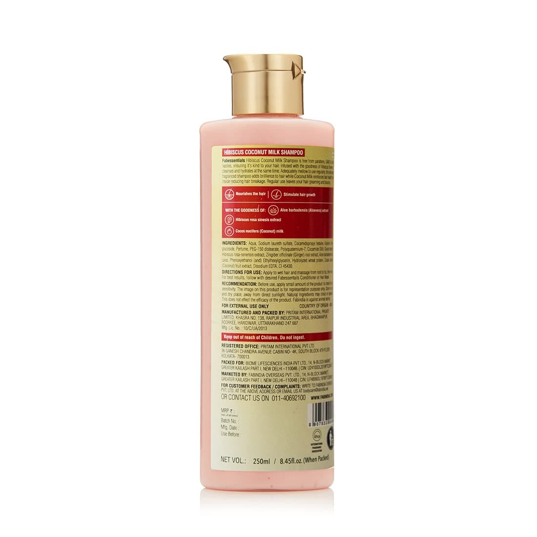 Shampoo Hibiscus Coconut 250 ml
