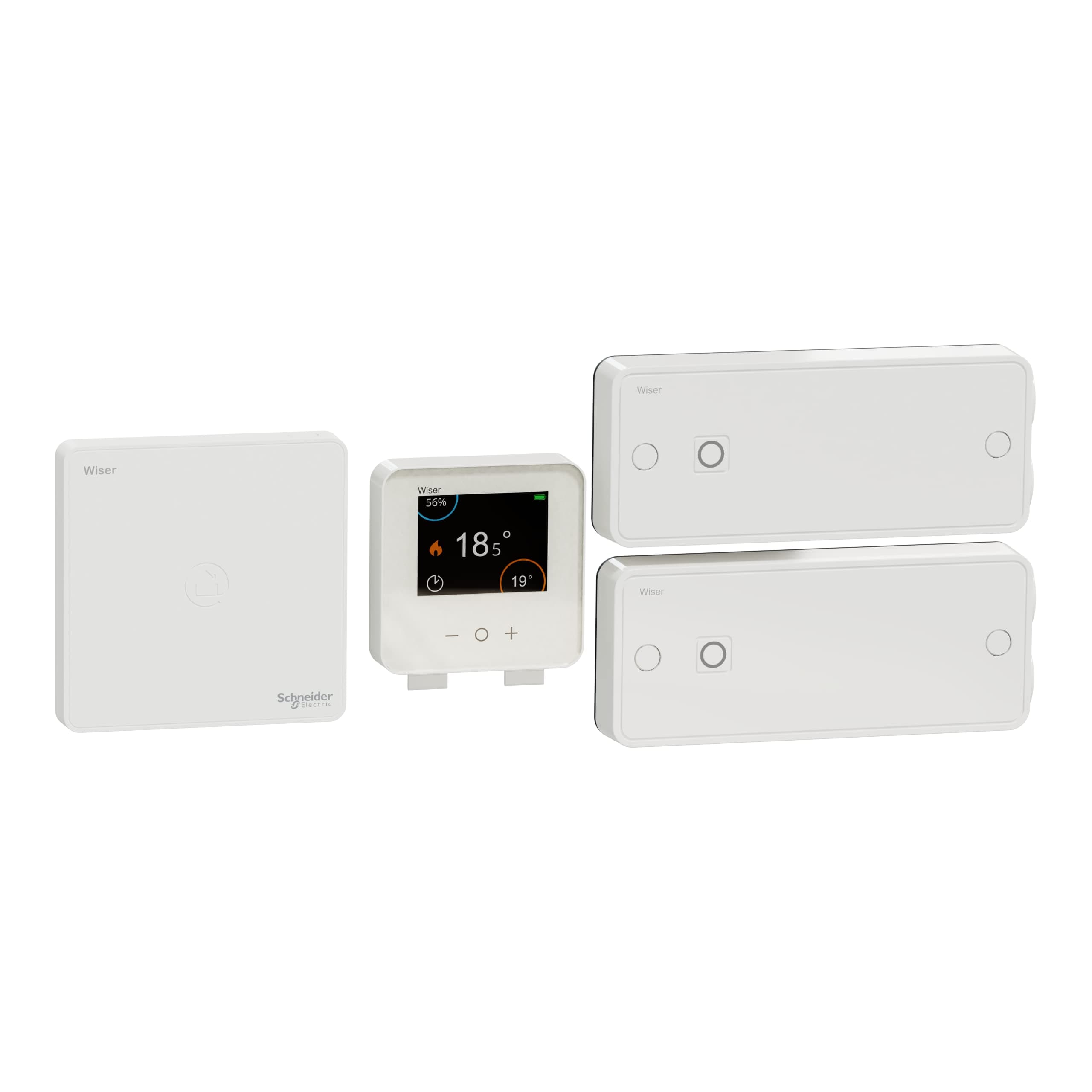 Connected thermostat electric radiators kit