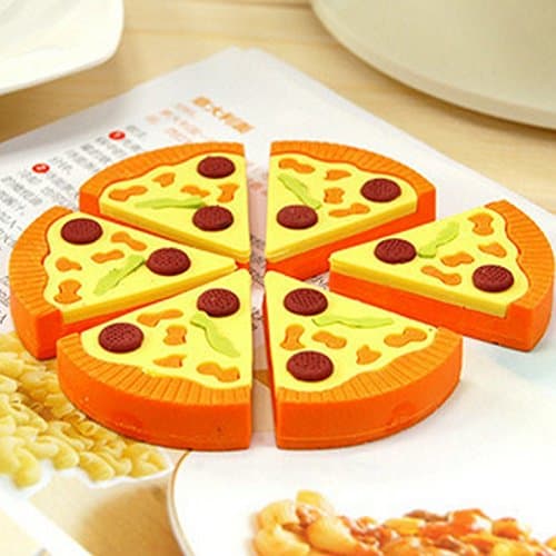 Set Pizza Box Gift Cute Creative 1 = 6 Pieces Designs,send Random And Mix